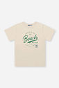 Conjunto Infantil Beach com Camiseta e Bermuda de Linho Olive