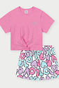 CONJ BLUSA E SHORTS/SAIA RS CONFETE/RS CONFET