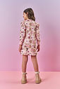 Vestido Infantil Menina Ursinhos Rosa Mundo Cinti