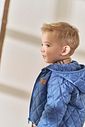 Jaqueta Matelassê Bebê Menino Azul Divertto