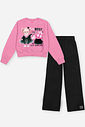 Conjunto Menina com Aplique Tule Ursa Mundo Cinti