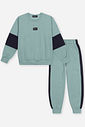 Conjunto Felpado Infantil Menino Block Identity Kippos