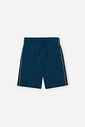 Conjunto Infantil Menino Camiseta Expedition e Bermuda com Elastano Marinho
