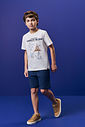 Conjunto Menino Camiseta Captain e Bermuda Marinho Conjunto Menino Camiseta Captain e Bermuda Marinho