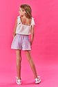 CONJ BLUSA E SHORTS NATURAL/LL BRUMA