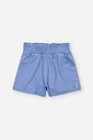 Shorts Infantil Molecotton Denim com Glitter – Short Menina Verão com Algodão e Elastano AZUL JEANS MEDIO