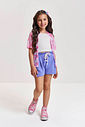Conjunto Infantil com Regata Cropped em Cotton e Shorts com Kimono em Tule – Look Menina Verão com S NATURAL/AZ PROVENCE