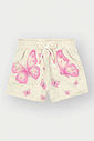 Conjunto Menina Borboletas Off White Mundo Cinti
