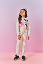 Conjunto Infantil Menina Blusão Panda E Calça Rosa Mundo Cinti