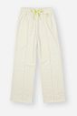Calça Wide Leg Infantil Menina Off White CTV