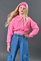 Blusão Cropped Infantil Menina Inspire Rosa CTV