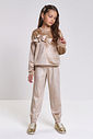 Conjunto Infantil Menina Laço em Veludo Glow Beli.me