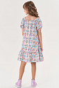 Vestido Infantil Menina Com Bolsa Gatinho Rosa Cinti