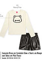Conjunto Infantil Menina com Bolsa Cute Cat Beli.me