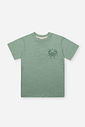 Camiseta Infantil Menino Flamê de Caranguejo Verde