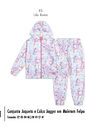 Conjunto Menina Total Print Monstrinhos Mundo Cinti