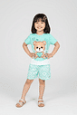 Conjunto Infantil Menina Little Bear Verde Abrange
