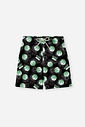 Conjunto Infantil Camiseta e Bermuda Raquetes e Bolas Natural