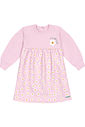 Vestido Groovy Margaridas Rosa Abrange