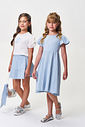 Conjunto Infantil Blusa com Babados e Saia-Short Provence