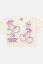 Conjunto Infantil Menina Tutti-Frutti Blusa E Short-Saia Rosa Mundo Cinti