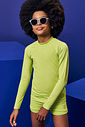 Sunga Menino em Malha UV Verde Neon