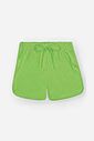 Shorts Infantil em Malha UV Neon – Short Menina Moda Praia Verão com Cordão VERDE NEON FORTE