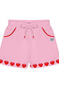 Short Infantil Menina Strawberry Rosa Cinti