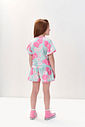 Conjunto Menina em Cotton Cerejas Rosa Mundo Cinti