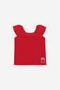 Conjunto Infantil Cropped com Babados e Saia-Short de Tule Ursa Conjunto Infantil Cropped com Babados e Saia-Short de Tule Ursa