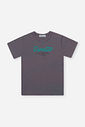 Conjunto Infantil Camiseta e Bermuda de Moletom Riscado Golf