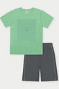 CONJ CAMISETA E BERMUDA VD AFETO/CZ CHUM STO