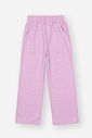 Conjunto Infantil Menina Blusão E Wide Leg Glitter Lilás Mundo Cinti