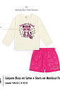 Conjunto Bebê Menina Onça Cutest Friend Mundo Cinti