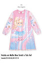 Vestido Infantil Manga Longa com Sobreposição em Tule – Vestido Menina Princesa Mundo Cinti