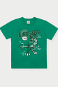 Conjunto Menino T-Rex Verde Abrange