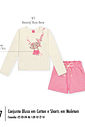 Conjunto Infantil Menina em Moletom Bear Love Beli.me