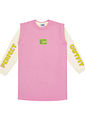 CONJ BLUSA ML E VESTIDO NATURAL/RS BARBIE