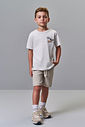 Camiseta Infantil Dinossauros com Estampa Frontal e Costas