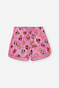 Shorts Infantil Básico em Nylon Estampado – Short Menina Verão Estampado com Elastano ROSA CONFETE