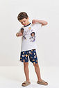 Pijama Infantil Menino Capy in Space em Malha Suede