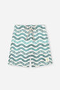 Bermuda Infantil Menino Animais Marinhos em Nylon com Elastano