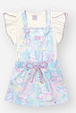 Conjunto Bebê Menina Unicórnio com Salopete e Body – Look Encantado Cinti Baby NATURAL/LL BRUMA