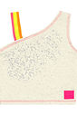 CONJ BLUSA E SHORTS OFF WHITE/ROSA NEON