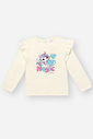 Conjunto Bebê Menina Blusa E Short Magic Azul Mundo Cinti