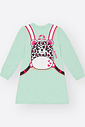 Vestido Midi Infantil Menina Lacinhos Mundo Cinti VERDE CIDRA
