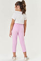 Calça Infantil Menina Com Laço Lilás Mundo Cinti Calça Infantil Menina Com Laço Lilás Mundo Cinti