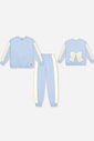 Conjunto Moletom Feminino Infantil Quentinho com Laço Premium