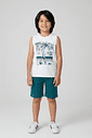 Conjunto Infantil Menino California Branco Abrange