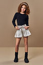 Blusa Manga Longa Menina com Estampa de Estrelas Brilhantes